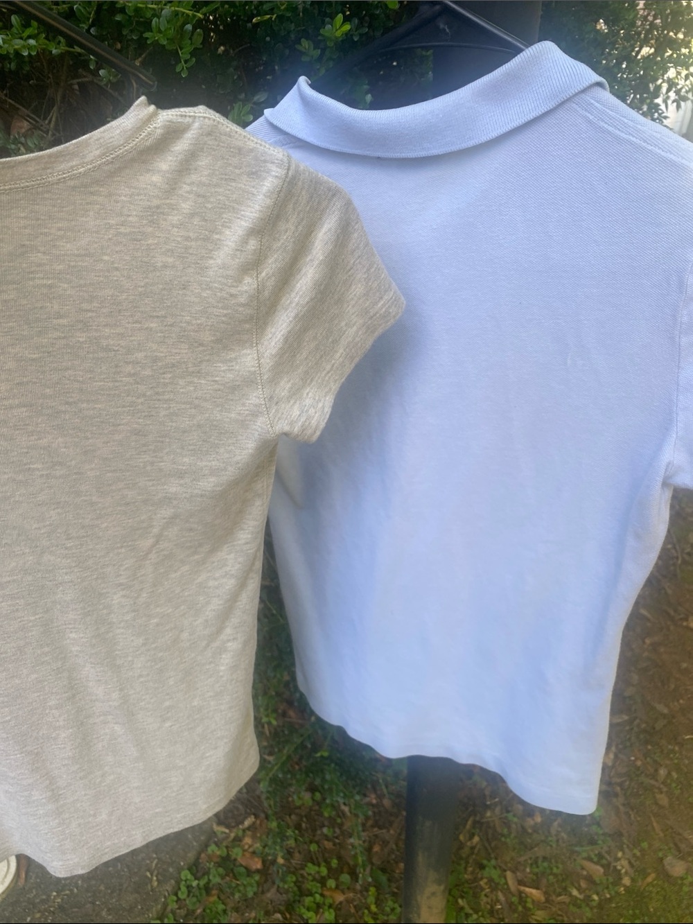 Polo by Ralph Lauren Kids Short Sleeve Tees in Light Gray, White, Light Blue - Picture 7 of 8